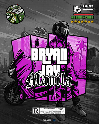 BRYAN JAY X GTA POSTER